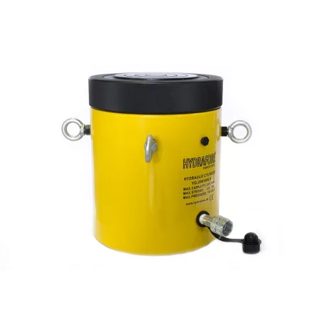 Egyszeres működésű biztosítóanyás hidraulikus munkahenger (200 T, 100mm) (YG-200100LS)