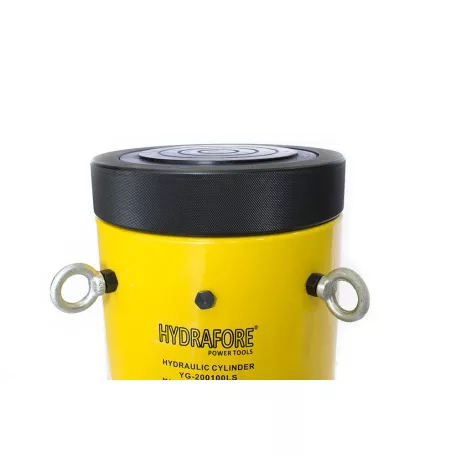 Egyszeres működésű biztosítóanyás hidraulikus munkahenger (200 T, 100mm) (YG-200100LS)