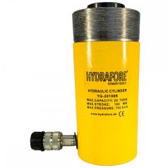   Egyszeres működésű üreges, gallérmenetes hidraulikus munkahenger (20T, 100mm) (YG-20100KCT)