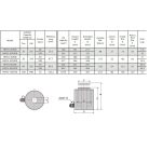 Egyszeres működésű üreges, gallérmenetes hidraulikus munkahenger (30T, 100mm) (YG-30100KCT)