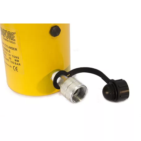 Egyszeres működésű biztosítóanyás hidraulikus munkahenger (30T, 50mm) (YG-3050LS)