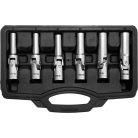 6db-os gyertyakulcs készlet 8-16mm, 3/8", H:85mm (YATO YT-05339)