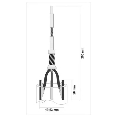 Henger hónoló 19-63mm (YATO YT-05810)
