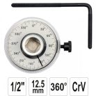 Nyomaték szögmérő, fokoló tárcsa 1/2" CrV (YATO YT-0593)
