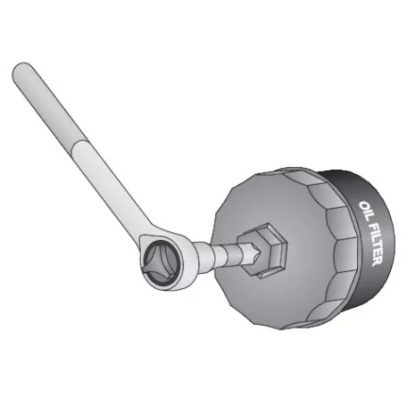 13 db-os Dugókulcs készlet olajszűrőhöz (szénacél) 3/8" és 1/2" (YATO YT-0594)