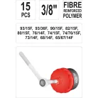 Dugókulcs készlet olajszűrőhöz (műanyag) 3/8" 15 db-os (YATO YT-0595)