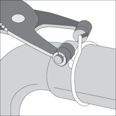 Kapocs, Tömlő, Bilincs, Vízcsőfogó 215mm (YATO YT-0647)