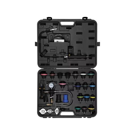 Autóhűtő nyomásmérő készlet 28 részes (YT-06721)