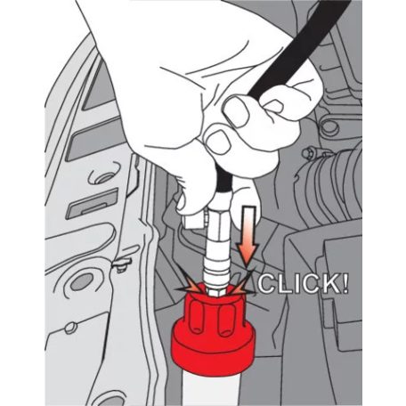 Autóhűtő nyomásmérő készlet 28 részes (YT-06721)