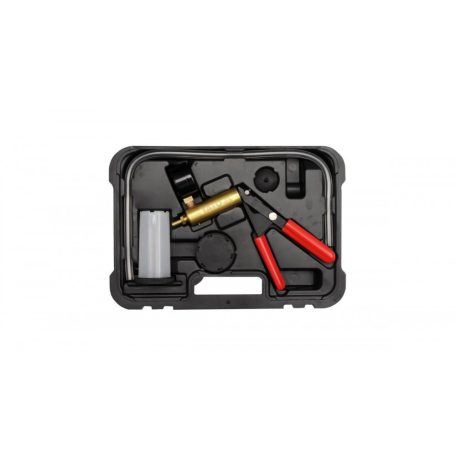 Kézi vákumszivattyú és ac-pumpa mérő, tartozékokkal -1÷0 bar, 10részes (YATO YT-0673)