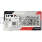 Hatlapú csavaranya készlet 300 részes M3-M10 (YATO YT-06772)