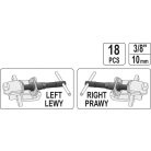 Fékmunkahenger szerelő készlet 18 részes (YATO YT-0682)