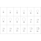 Olajteknő készlet: csavarok és réz tömítések, 534db, 6mm-M20 (YATO YT-06864)