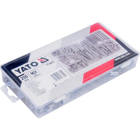 Rugókészlet 200db (különböző típus) (YATO YT-06875)