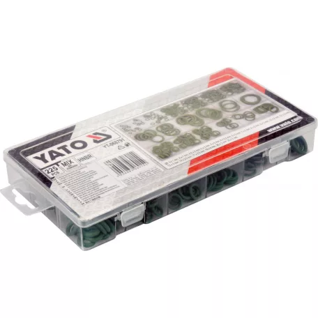 O-gyűrű készlet légkondicionálóhoz, klímához 225 db (YATO YT-068791)