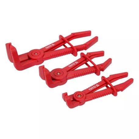 Flexibilis csőszorító hajlított készlet 3 részes (YATO YT-08403)