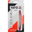 Csiszolószalag 10db/cs., 10x330 mm P80 (YATO YT-09744)
