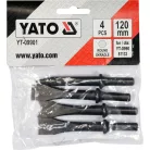 Vésőszár készlet YT-0990-hez (120mm) 4 darabos (YATO YT-09901)