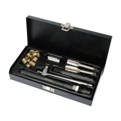   25részes Gyújtógyertya javító készlet, menetfúróval és 20 speciális hüvellyel (YATO YT-17581)