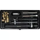 25részes Gyújtógyertya javító készlet, menetfúróval és 20 speciális hüvellyel (YATO YT-17581)