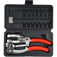   Lemezlyukasztó fogó készlet, 16 részes, 2-7mm (YATO YT-18973)