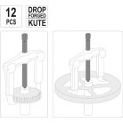 Csapágylehúzó klt. 12részes nehezen hozzáférhető helyekhez, 100-250mm (YATO YT-25105)