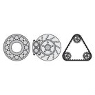 Csúszósúlyos kerékagy és csapágylehúzó készlet 16 részes (YATO YT-25391)