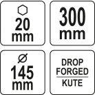 Rugóösszehúzó Ø145, L: 300mm (YATO YT-25472)