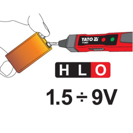Univerzális Fáziskereső, digitális feszültségmérő 70-250V (YATO YT-28631)