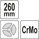 Popszegecshúzó kézi, 2.4-4.8mm, 190-270mm (YATO YT-36070)