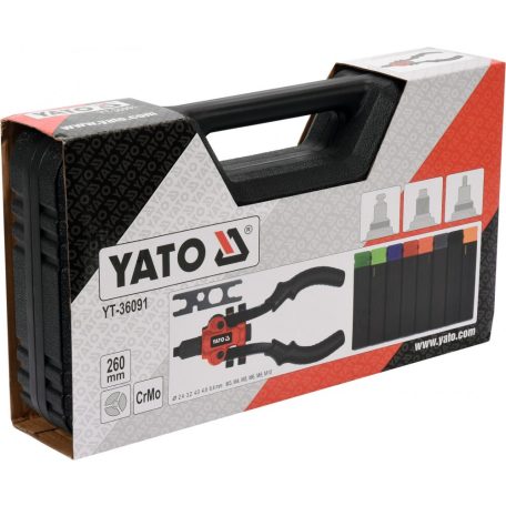 Popszegecsfogó, szegecsanyahúzó és vágó 3az1-ben (YATO YT-36091)