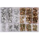 Szegecsanya készlet, M3-M10, 300db-os (YATO YT-36480)