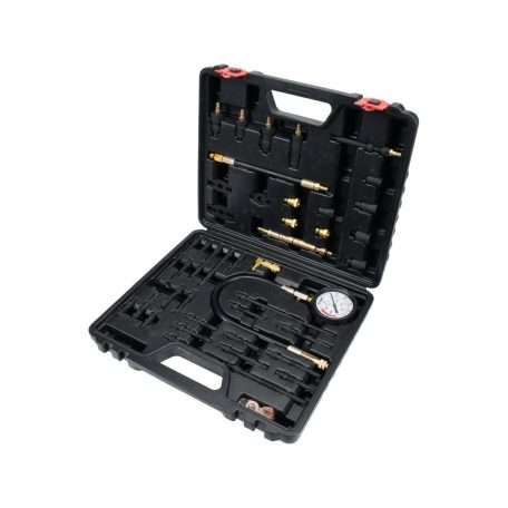 Kompresszió és vákum mérő készlet, benzin/diesel, 50részes, 0-40bar (YATO YT-73012)