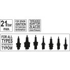 Kompressziómérő, 21 bar (YATO YT-7301)