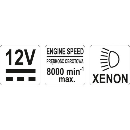 Stroboszkóp lámpa, Xenon 12 V (YATO YT-7310)