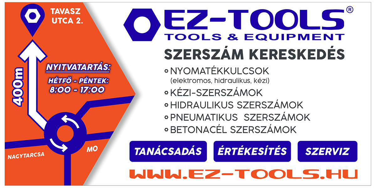 EZ-Tools Kft Nagytarcsán
